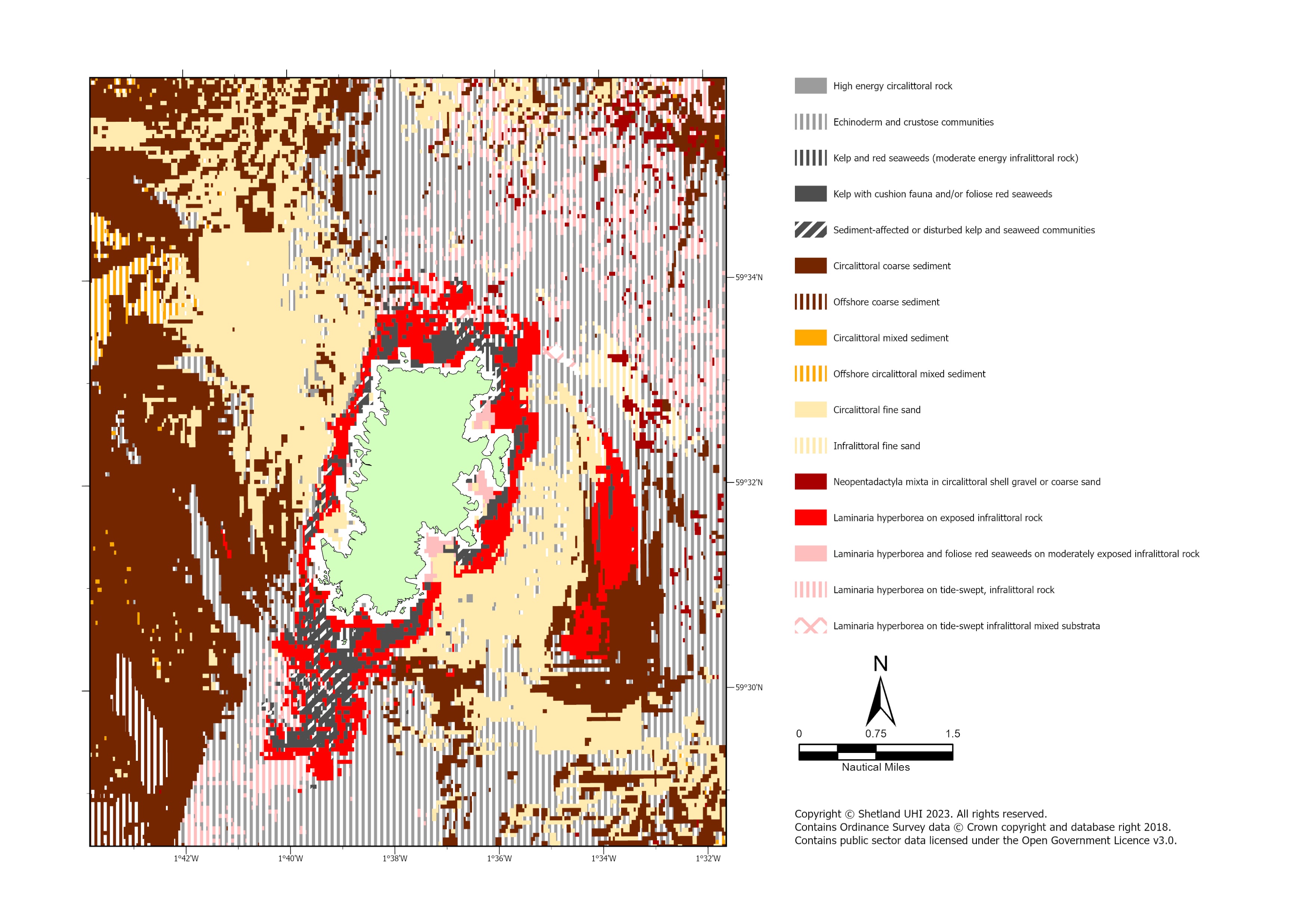 Distribution modelling of the benthic habitats within the Fair Isle Demonstration and Research Marine Protected Area Distribution modelling of the benthic habitats within the Fair Isle Demonstration and Research Marine Protected Area