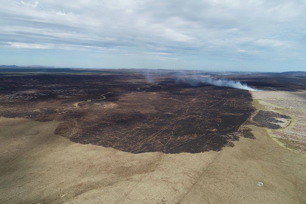 A new study was launched to explore the impact of a wildfire on peatland in Caithness and Sutherland. Peatlands are renowned for their ability to soak up carbon dioxide from the atmosphere, to promote biodiversity and to provide high quality water. A new study was launched to explore the impact of a wildfire on peatland in Caithness and Sutherland. Peatlands are renowned for their ability to soak up carbon dioxide from the atmosphere, to promote biodiversity and to provide high quality water.