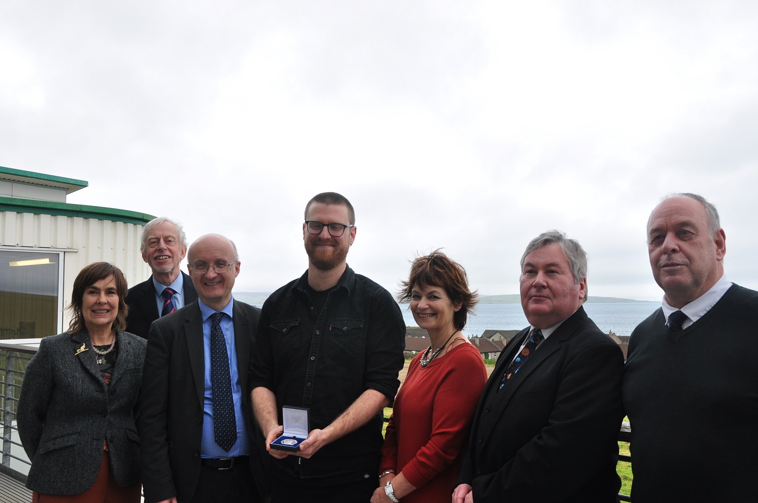 (Left to right) Prof Jane Downes, Prof Andy Walker, Neil Simco, Neil Ackerman, Prof Dame Anne Glover, Prof Edward Abbott-Halpin, Prof Colin Richards (Left to right) Prof Jane Downes, Prof Andy Walker, Neil Simco, Neil Ackerman, Prof Dame Anne Glover, Prof Edward Abbott-Halpin, Prof Colin Richards
