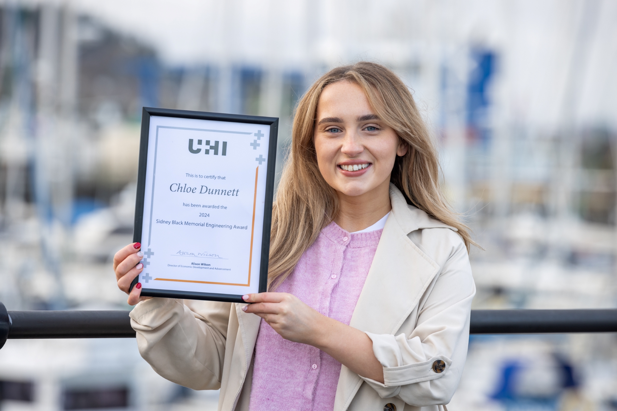 Celebrating women in engineering – UHI North, West and Hebrides graduate wins Sidney Black Memorial Engineering Award Celebrating women in engineering – UHI North, West and Hebrides graduate wins Sidney Black Memorial Engineering Award