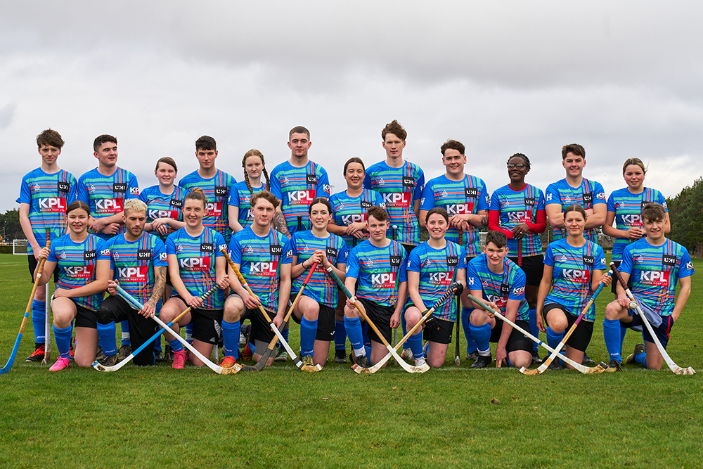 Historic debut for UHI’s new shinty teams at the Littlejohn Tournament, made possible by sponsorship from Kishorn Port Ltd Historic debut for UHI’s new shinty teams at the Littlejohn Tournament, made possible by sponsorship from Kishorn Port Ltd