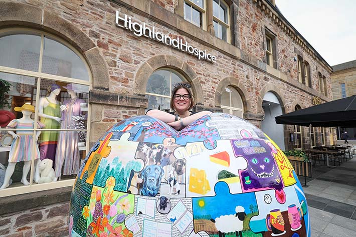UHI researcher creates HeART artwork in memory of colleague for Highland Hospice Trail