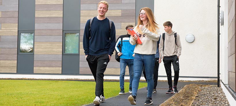 Students at Dornoch accommodation Students at Dornoch accommodation