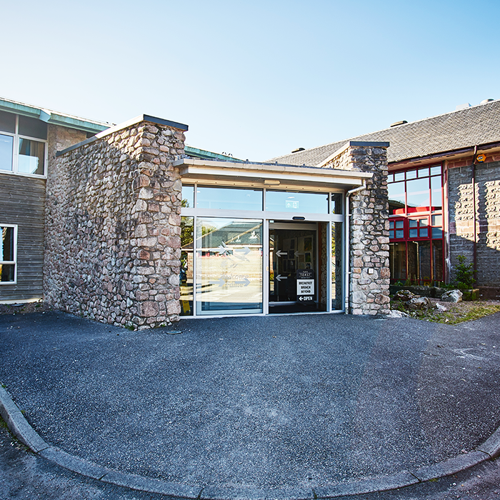 A building entrance A building entrance