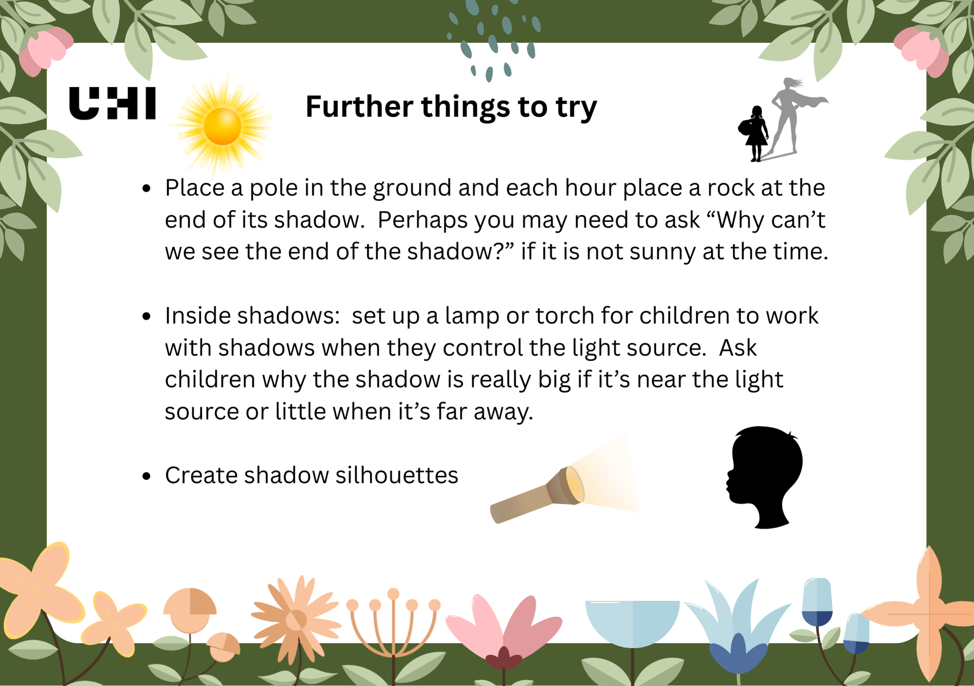 Maths Week Scotland 2025 activity - Forces - Shadow further activity